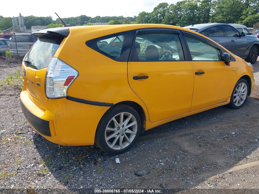 2012 Toyota Prius V Three VIN: JTDZN3EUXC3141294 Lot: 39806765