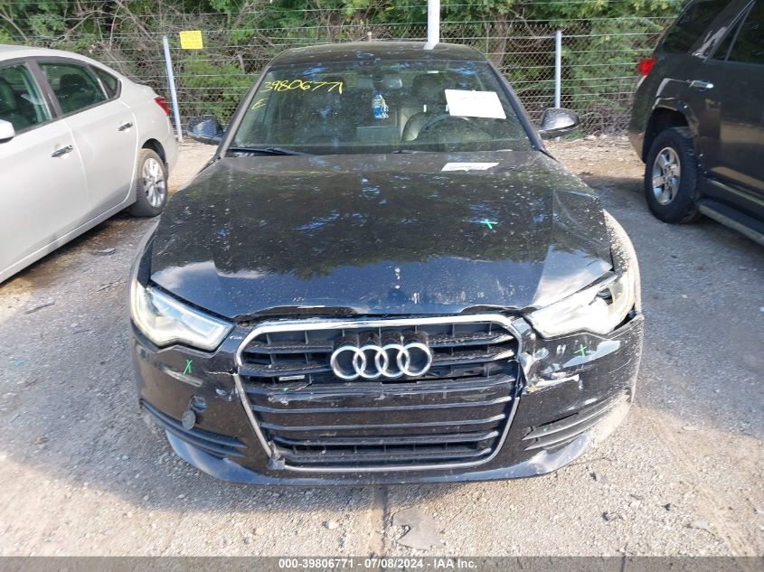 2013 Audi A6 Premium Plus VIN: WAUGGAFC7DN104881 Lot: 39806771