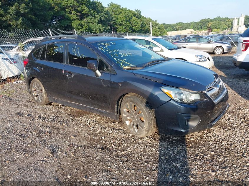 2014 SUBARU IMPREZA 2.0I SPORT PREMIUM - JF1GPAL68E8222171