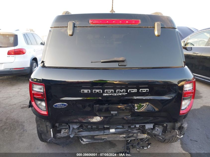 2021 Ford Bronco Sport Outer Banks VIN: 3FMCR9C65MRA99326 Lot: 39806801