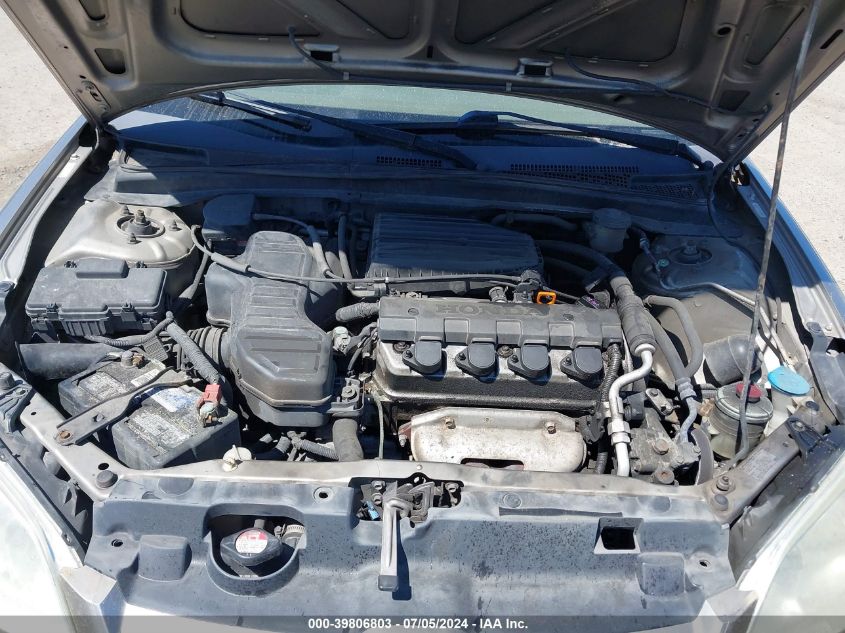 2004 Honda Civic Lx VIN: JHMES16504S001957 Lot: 39806803