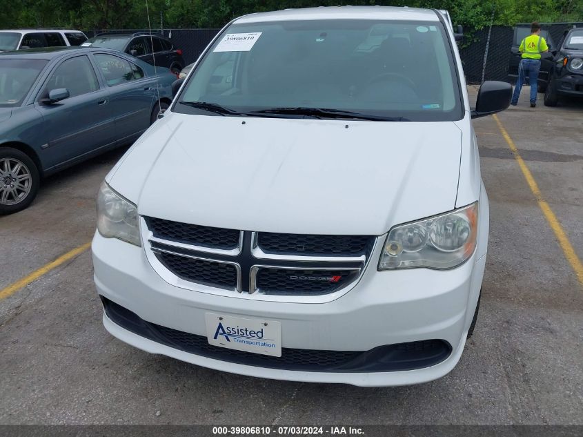 2014 Dodge Grand Caravan Se VIN: 2C4RDGBGXER472024 Lot: 39806810