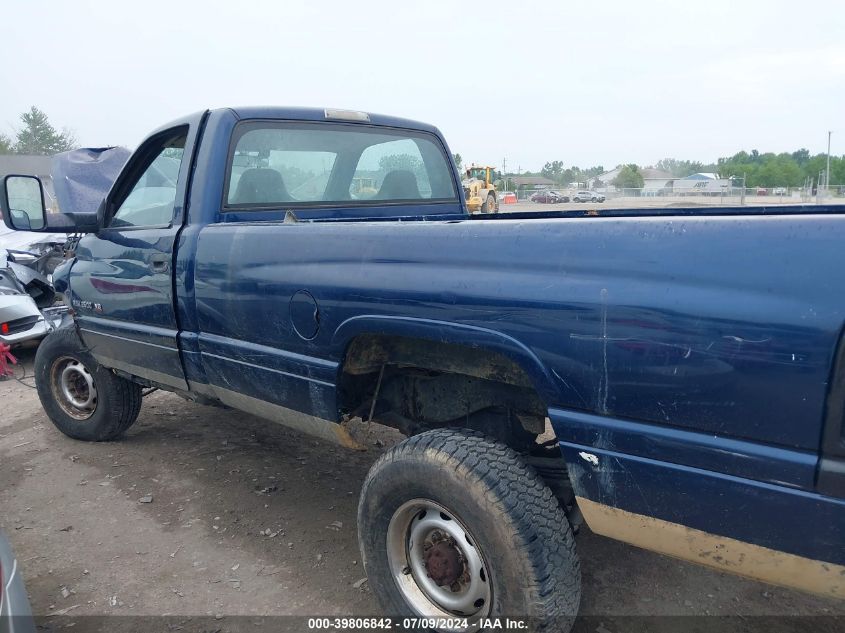 2002 Dodge Ram 2500 St VIN: 3B7KF26Z52M249676 Lot: 39806842
