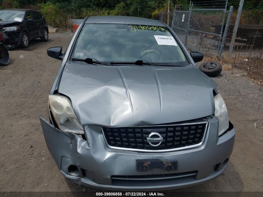 2008 Nissan Sentra 2.0 S VIN: 3N1AB61E28L627814 Lot: 39806858