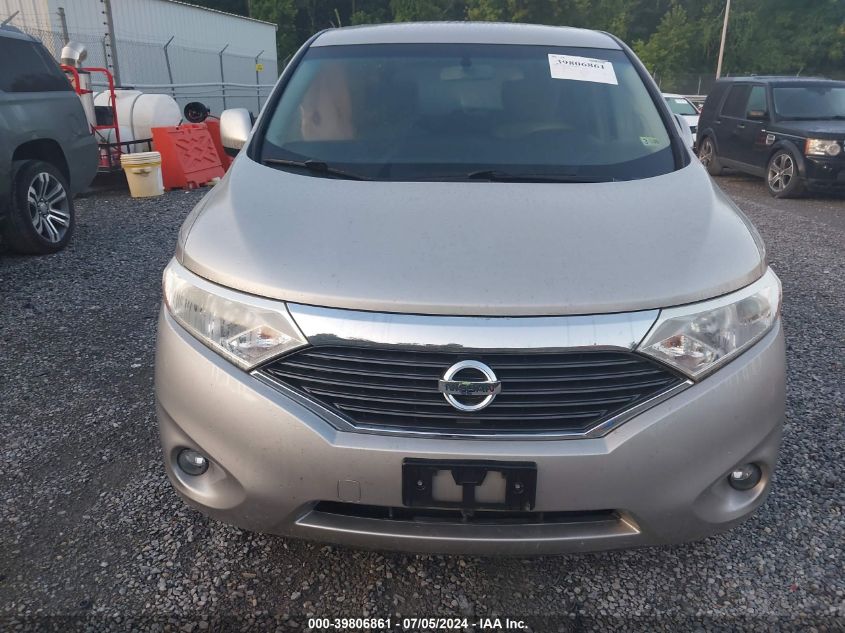 2011 Nissan Quest Sv VIN: JN8AE2KP0B9003589 Lot: 39806861