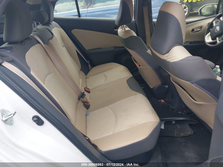 2017 Toyota Prius Two VIN: JTDKBRFU9H3047135 Lot: 39806863