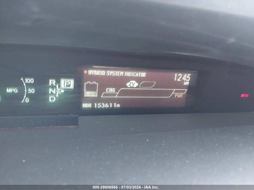 2013 Toyota Prius Five VIN: JTDKN3DU8D0347283 Lot: 39806865