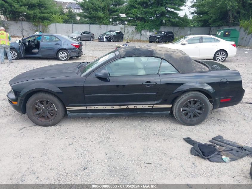 2007 Ford Mustang V6 Deluxe/V6 Premium VIN: 1ZVFT84N775340732 Lot: 39806868