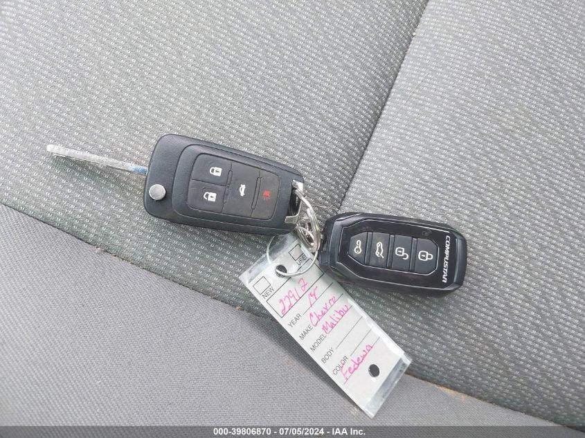 2014 Chevrolet Malibu 1Ls VIN: 1G11B5SL8EF145819 Lot: 39806870