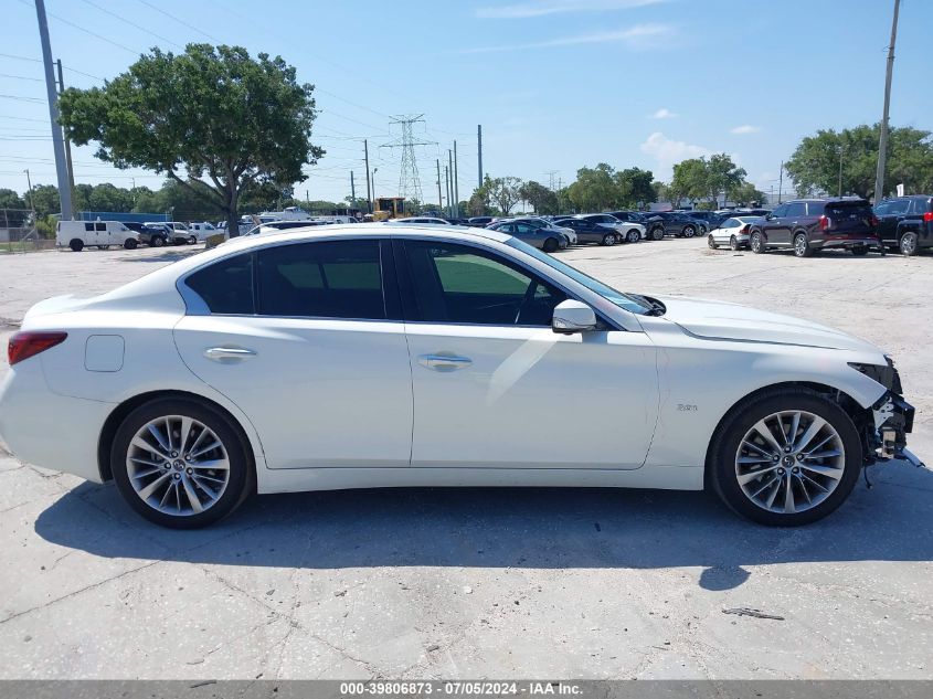 2018 Infiniti Q50 Luxe/Sport VIN: JN1EV7AP5JM361474 Lot: 39806873