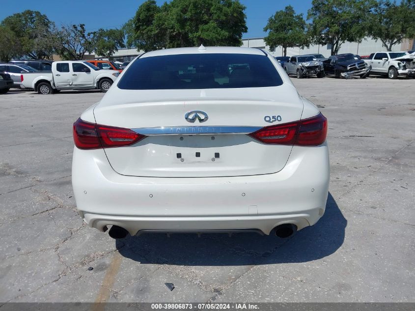 2018 Infiniti Q50 Luxe/Sport VIN: JN1EV7AP5JM361474 Lot: 39806873