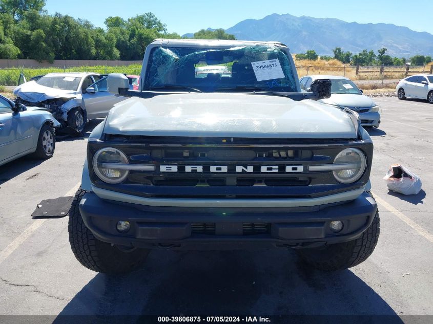 2021 Ford Bronco Big Bend/Black Diamond/Outer Banks VIN: 1FMDE5BH6MLA69083 Lot: 39806875