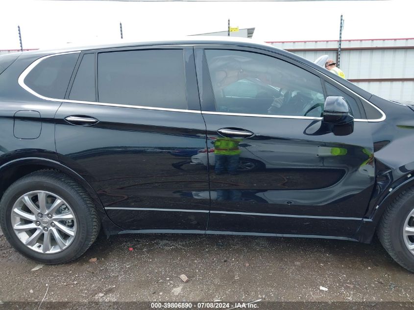 2019 Buick Envision Fwd Essence VIN: LRBFXCSA8KD018799 Lot: 39806890