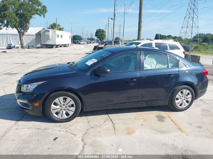 2016 Chevrolet Cruze Limited Ls VIN: 1G1PC5SH8G7202956 Lot: 39806904