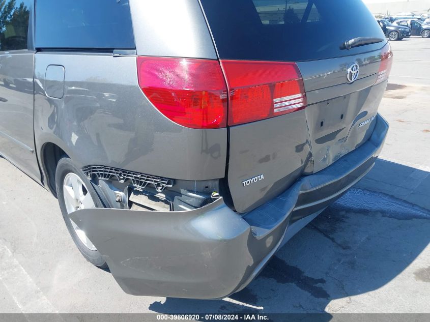 2004 Toyota Sienna Xle VIN: 5TDZA22C94S191301 Lot: 39806920