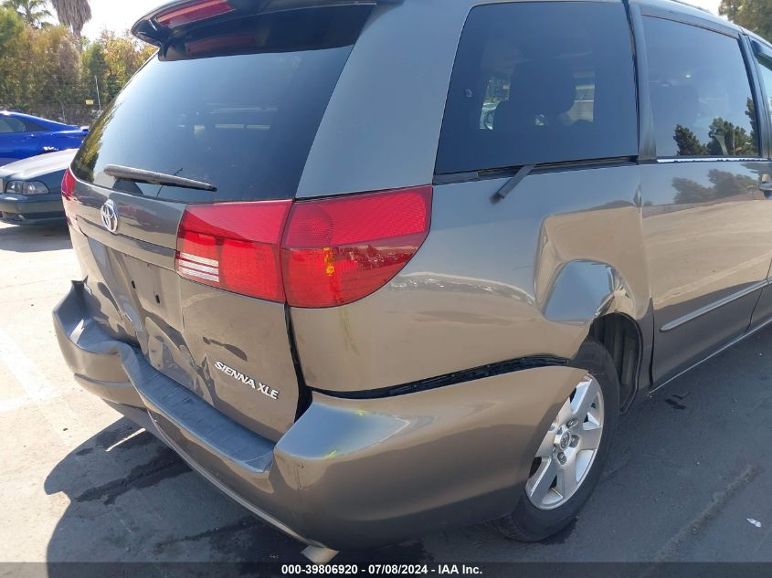 2004 Toyota Sienna Xle VIN: 5TDZA22C94S191301 Lot: 39806920