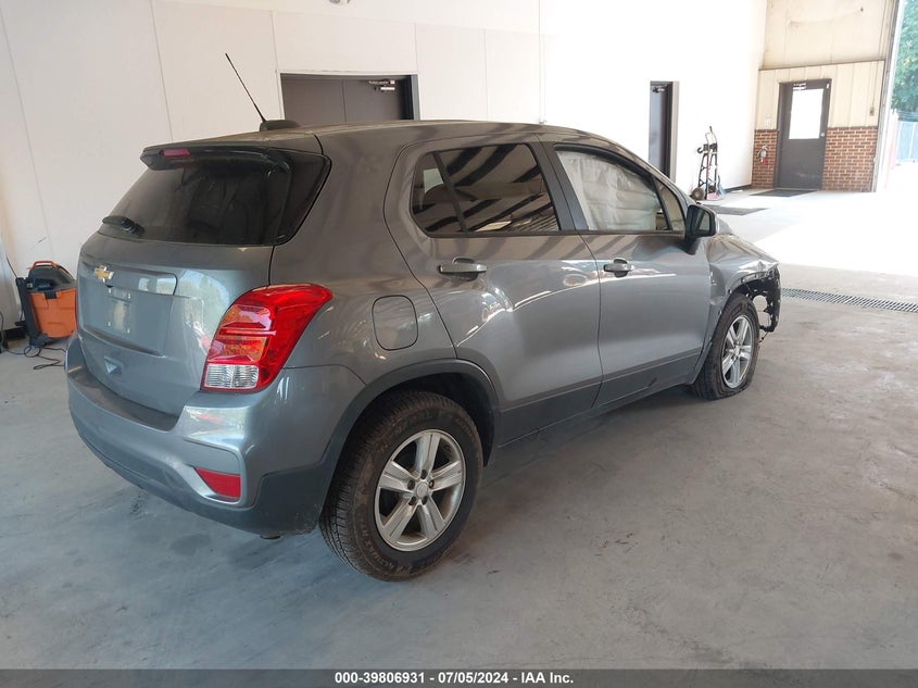 VIN 3GNCJKSBXLL183121 2020 CHEVROLET TRAX FWD LS