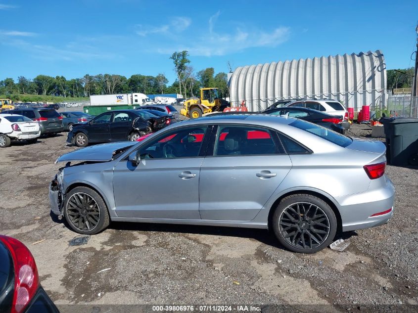 2018 Audi A3 2.0T Premium/2.0T Tech Premium VIN: WAUB8GFF7J1072005 Lot: 39806976