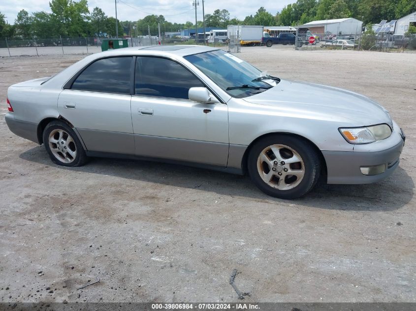 2001 Lexus Es 300 VIN: JT8BF28G710337107 Lot: 39806984