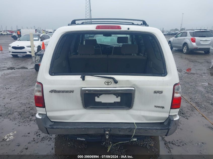 2002 Toyota 4Runner Sr5 V6 VIN: JT3GN86R820242515 Lot: 39806994