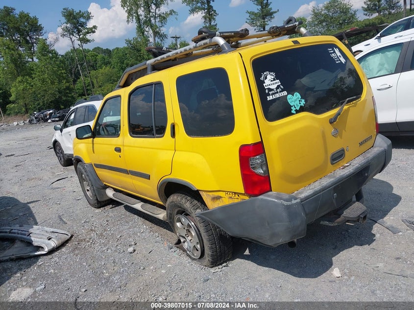 2001 Nissan Xterra Xe-V6 VIN: 5N1ED28T21C578780 Lot: 39807015