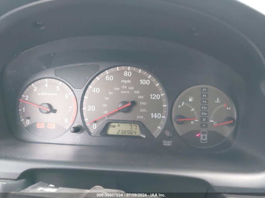 2001 Honda Accord Ex VIN: 1HGCG325X1A000250 Lot: 39807024