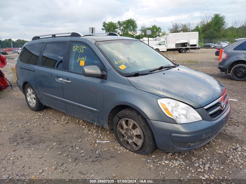 2007 Hyundai Entourage Gls/Limited/Se VIN: KNDMC233076012070 Lot: 39807035