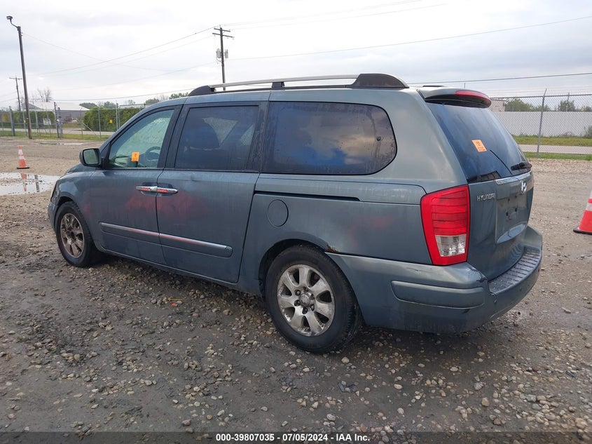 2007 Hyundai Entourage Gls/Limited/Se VIN: KNDMC233076012070 Lot: 39807035