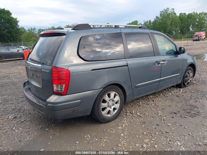 2007 Hyundai Entourage Gls/Limited/Se VIN: KNDMC233076012070 Lot: 39807035