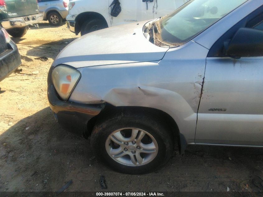 2006 Kia Sportage Ex V6/Lx V6 VIN: KNDJE723867213820 Lot: 39807074