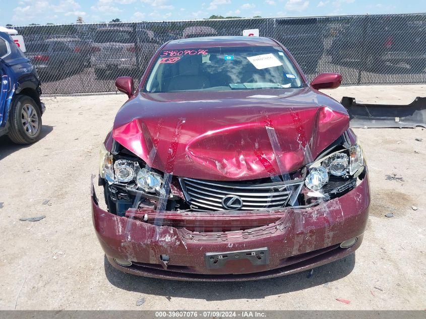 2007 Lexus Es 350 VIN: JTHBJ46G072129435 Lot: 39807076