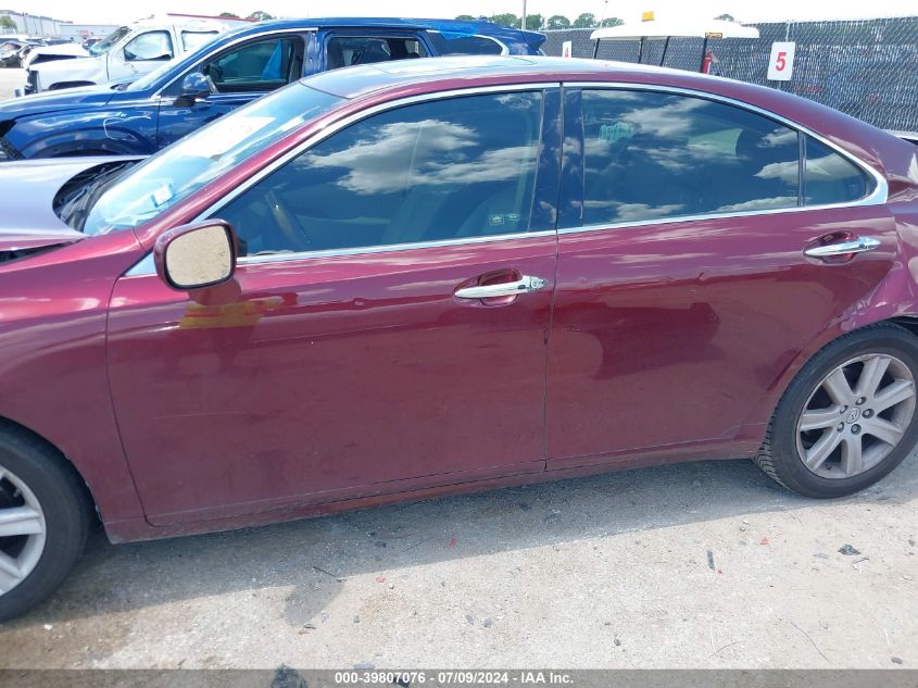 2007 Lexus Es 350 VIN: JTHBJ46G072129435 Lot: 39807076