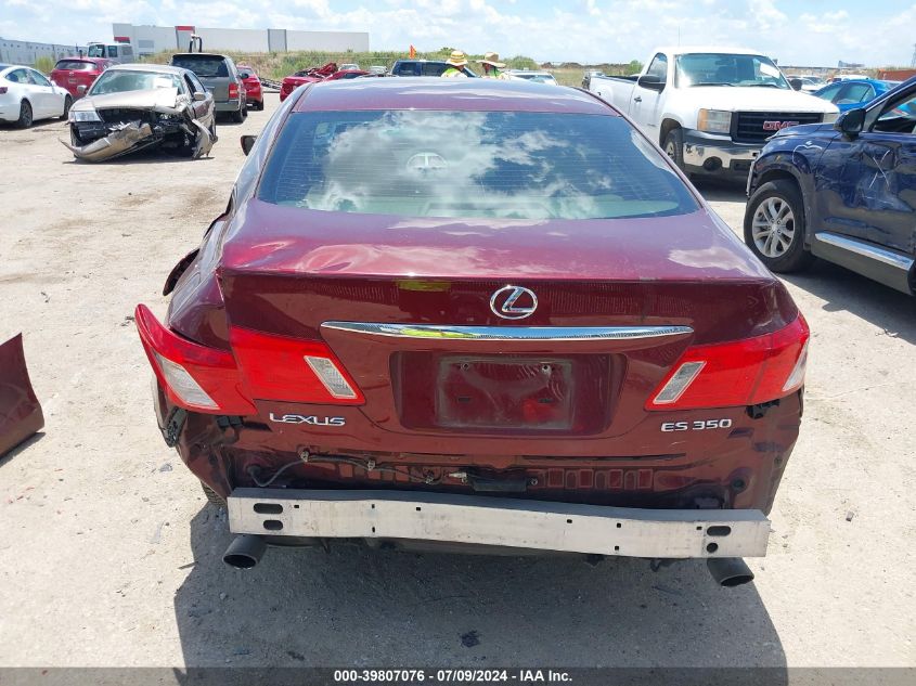 2007 Lexus Es 350 VIN: JTHBJ46G072129435 Lot: 39807076
