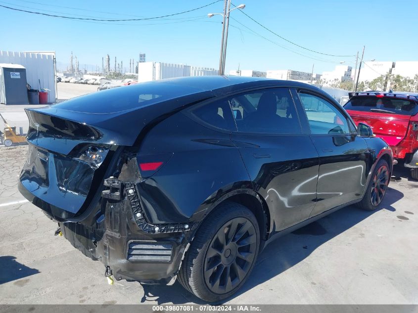 2022 TESLA MODEL Y LONG RANGE DUAL MOTOR ALL-WHEEL DRIVE - 7SAYGDEE7NF514224