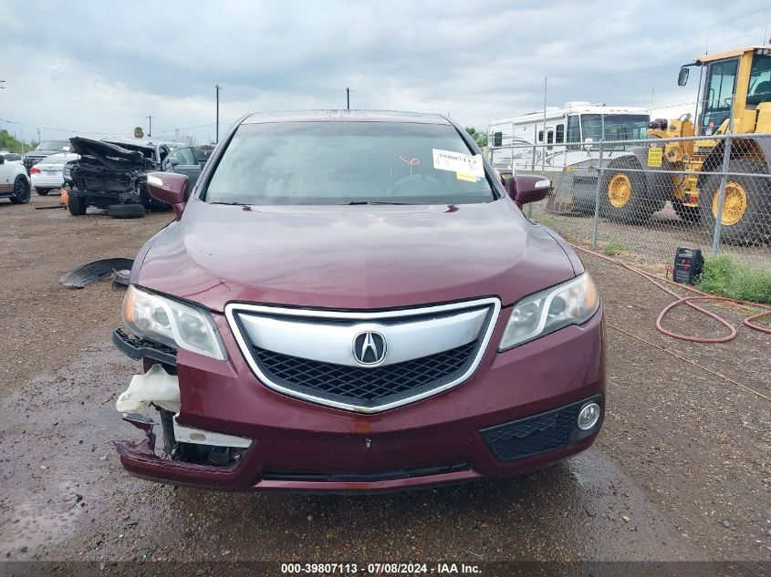 2015 Acura Rdx VIN: 5J8TB3H55FL017507 Lot: 39807113