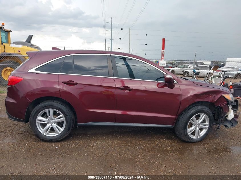 2015 Acura Rdx VIN: 5J8TB3H55FL017507 Lot: 39807113