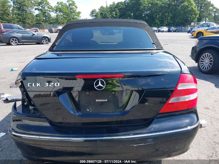 2005 Mercedes-Benz Clk 320 VIN: WDBTK65J25F119473 Lot: 39807128