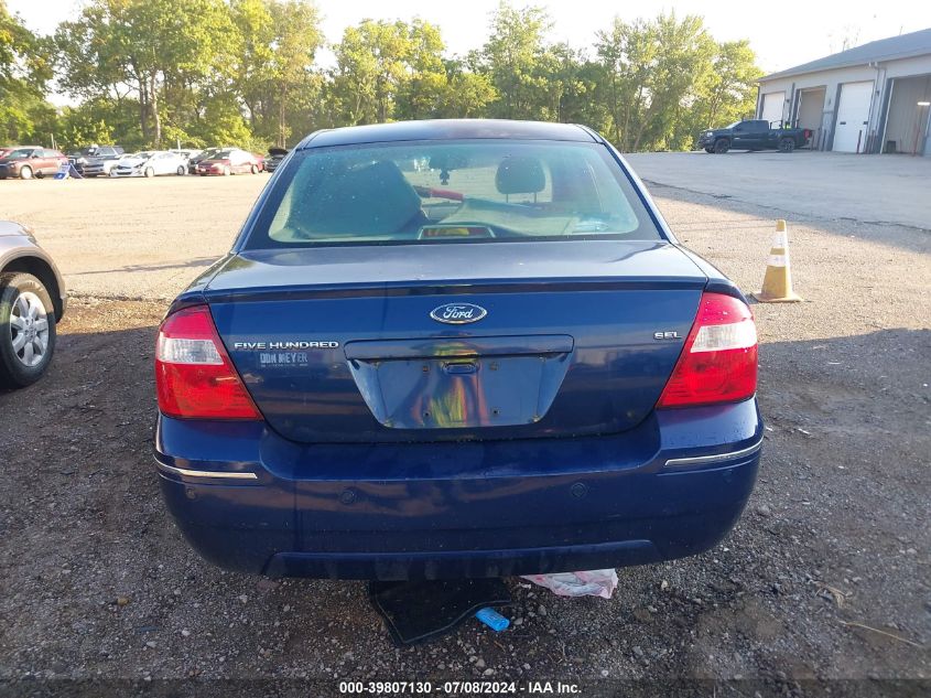 2005 Ford Five Hundred Sel VIN: 1FAFP24145G183282 Lot: 39807130