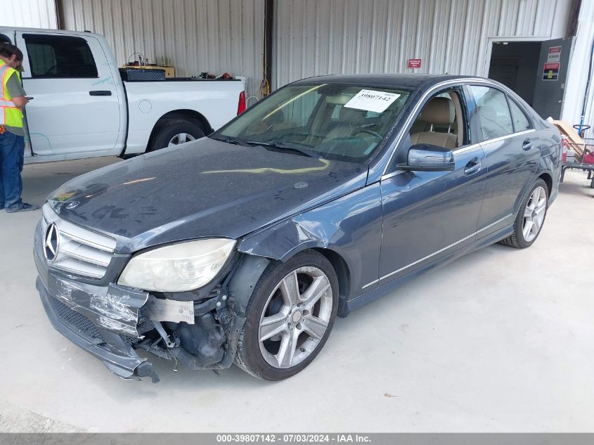 WDDGF8BB3AR126706 | 2010 MERCEDES-BENZ C 300