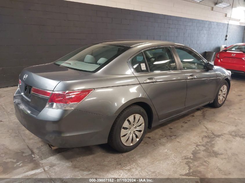 1HGCP2F3XCA207985 2012 Honda Accord 2.4 Lx