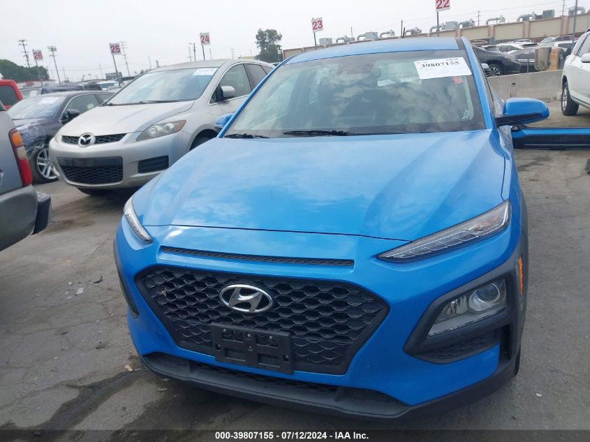 2020 Hyundai Kona Se VIN: KM8K12AA7LU530757 Lot: 39807155