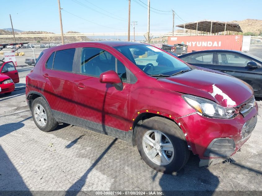 2021 Chevrolet Trax Fwd Ls VIN: KL7CJKSB6MB337204 Lot: 39807156