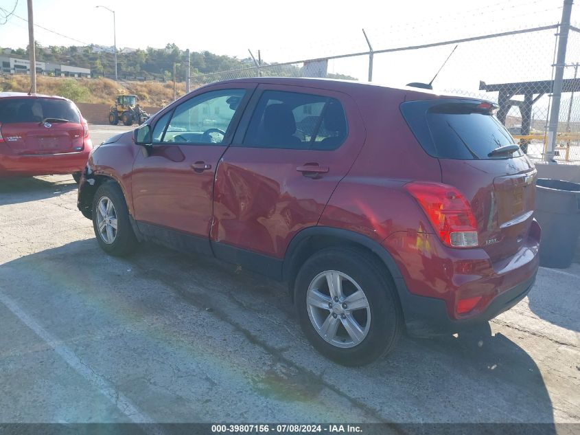 2021 Chevrolet Trax Fwd Ls VIN: KL7CJKSB6MB337204 Lot: 39807156