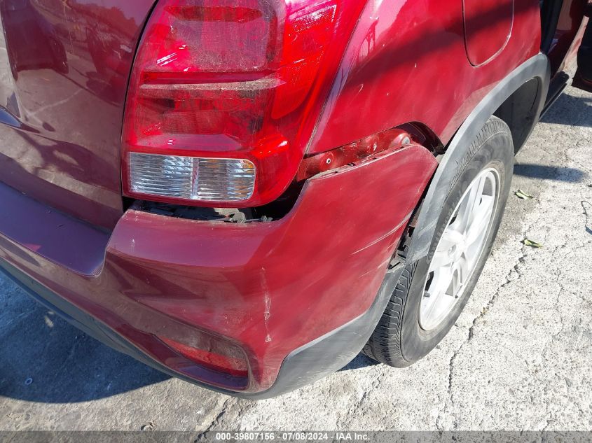 2021 Chevrolet Trax Fwd Ls VIN: KL7CJKSB6MB337204 Lot: 39807156