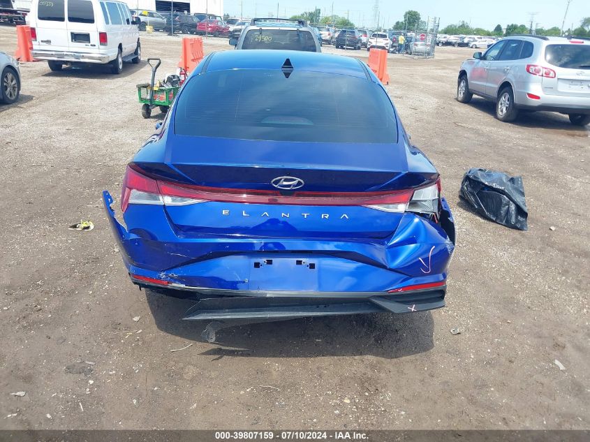 2022 Hyundai Elantra Se VIN: KMHLL4AG0NU335357 Lot: 39807159