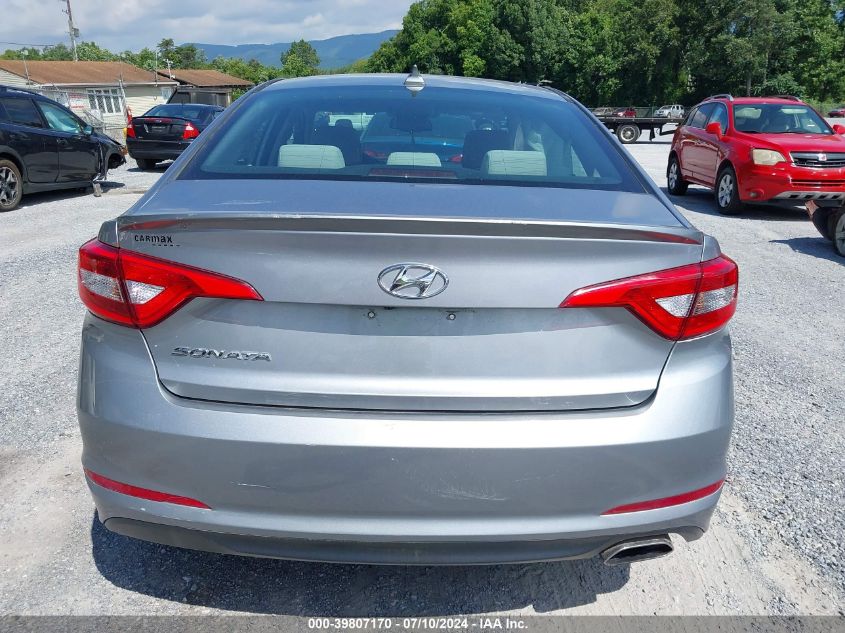 2017 Hyundai Sonata Se VIN: 5NPE24AF9HH451663 Lot: 39807170