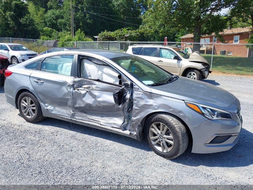 2017 Hyundai Sonata Se VIN: 5NPE24AF9HH451663 Lot: 39807170