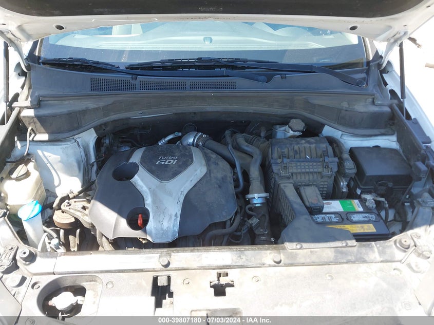 2014 Hyundai Santa Fe Sport 2.0L Turbo VIN: 5XYZU3LA0EG221391 Lot: 39807180