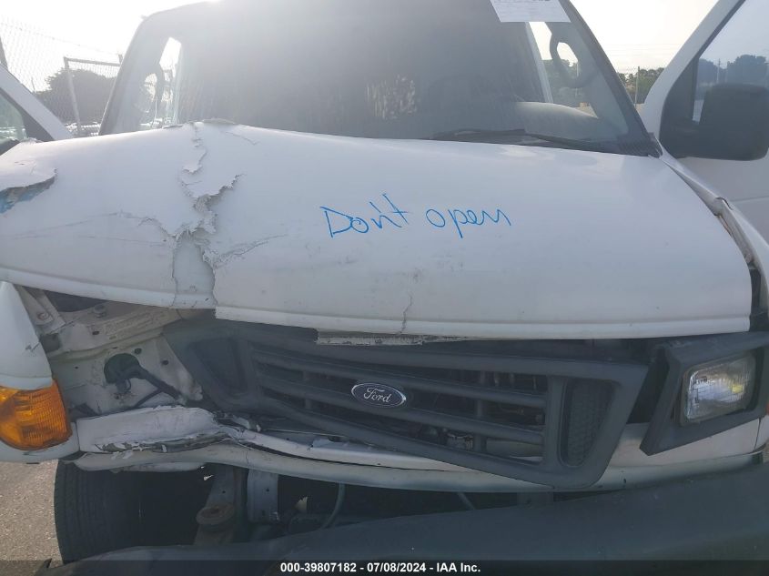 2006 Ford E-150 Commercial/Recreational VIN: 1FTRE14W16DA03665 Lot: 39807182