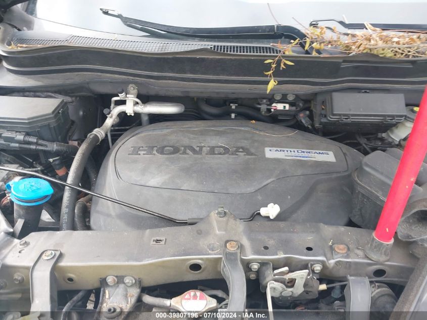 2016 Honda Pilot Touring VIN: 5FNYF6H91GB019840 Lot: 39807196